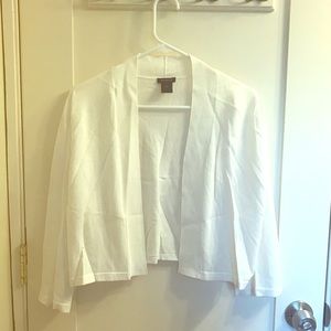 Ann Taylor white shrug